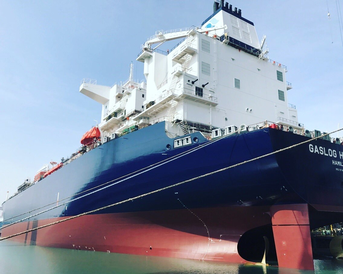 GasLog’s LNG newbuild floated out