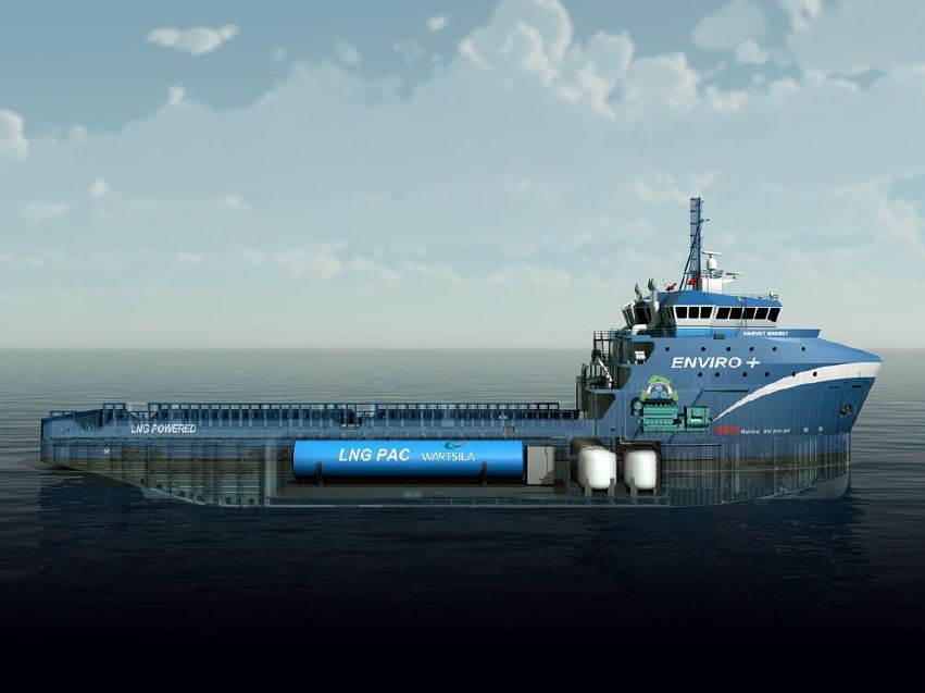 Fourth LNG-powered OSV joins Harvey Gulf’s fleet