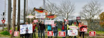 Protesters arrested at PSE’s Tacoma LNG plant site