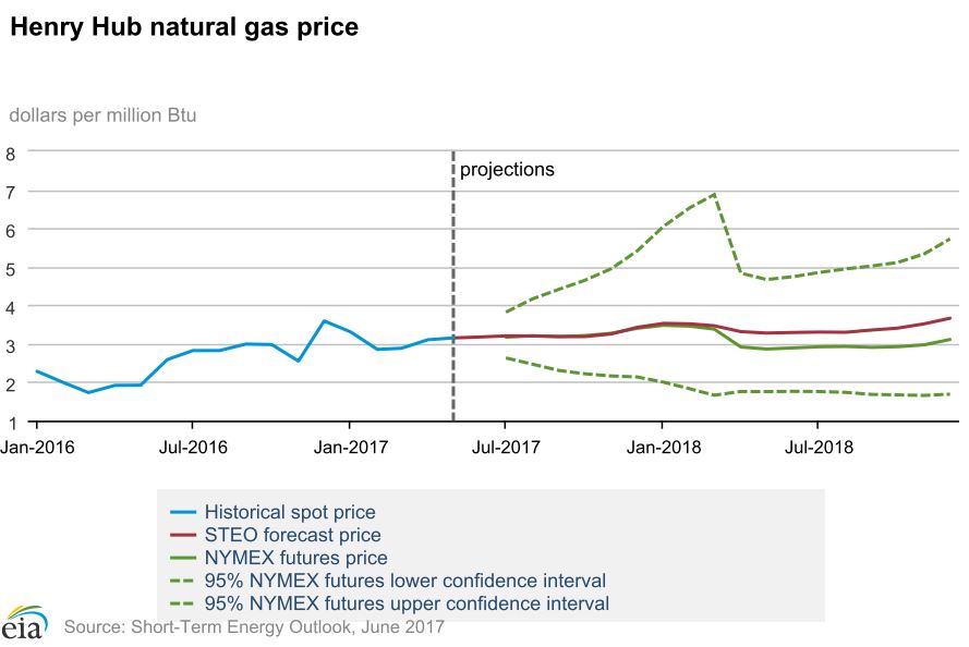 EIA cuts 2017 Henry Hub price estimate