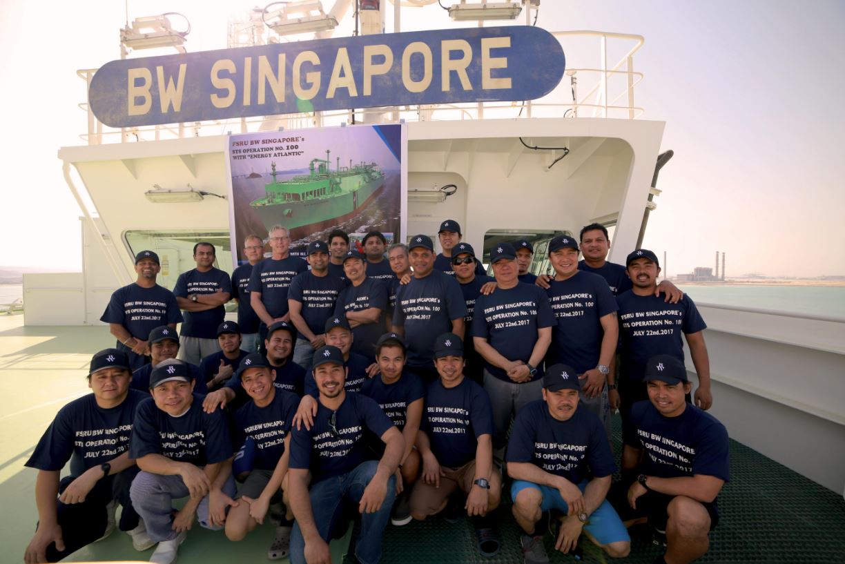 Egypt: FSRU BW Singapore hits LNG STS milestone