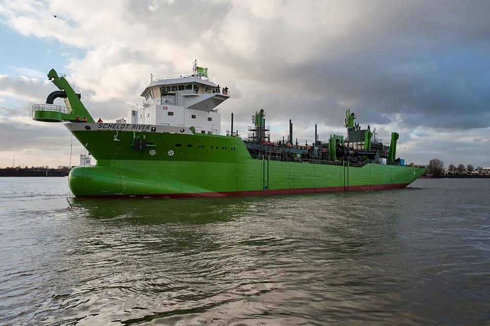 DEME names second LNG-fueled dredger