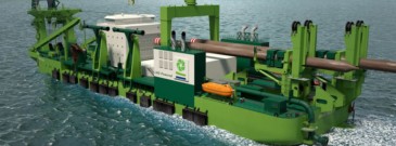 IHC starts building DEME’s LNG-powered cutter suction dredger