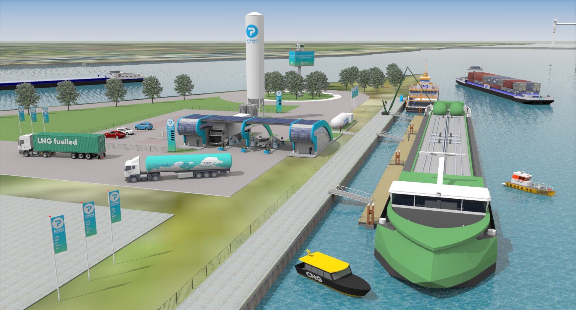 Multifuel LNG station planed for Dordrecht Inland Seaport