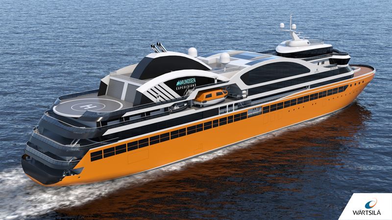 Wärtsilä to design Amundsen Expeditions’ cruise ship newbuilds