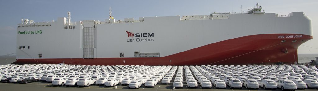 VW starts using first LNG-powered car carrier