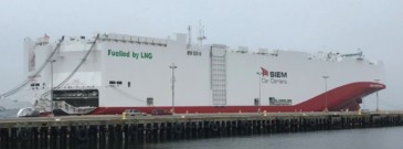 Volkswagen’s first LNG-powered car carrier arrives in US