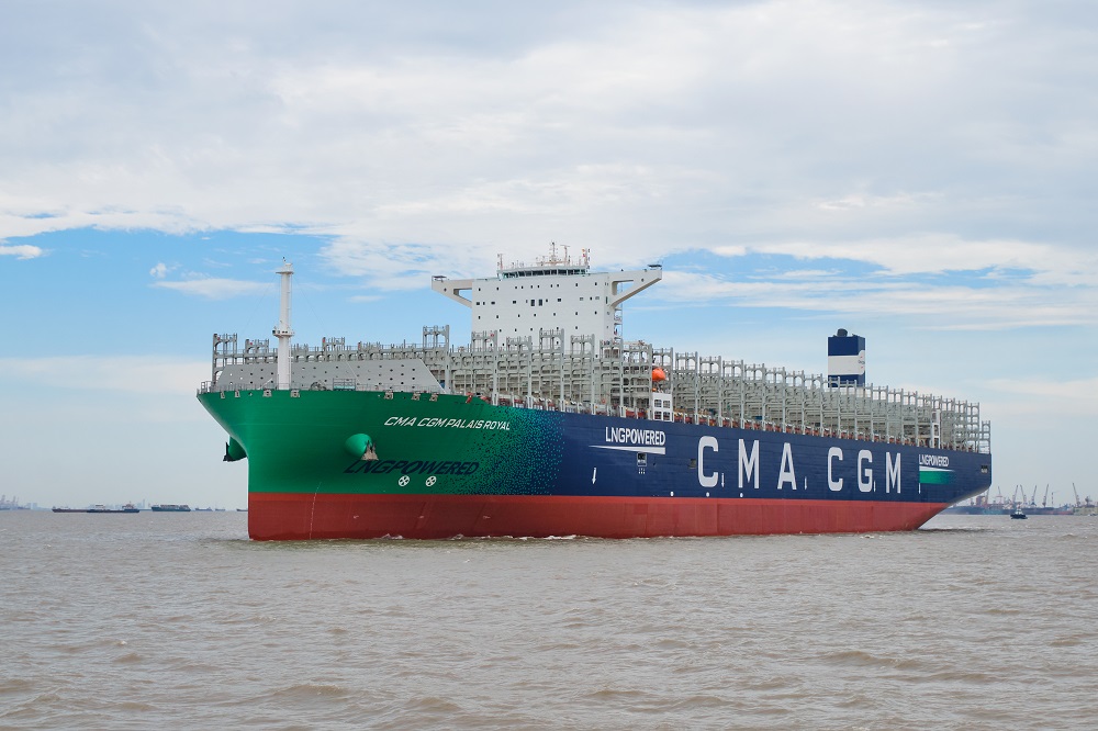 CMA CGM’s 2nd LNG-powered giant nearing completion