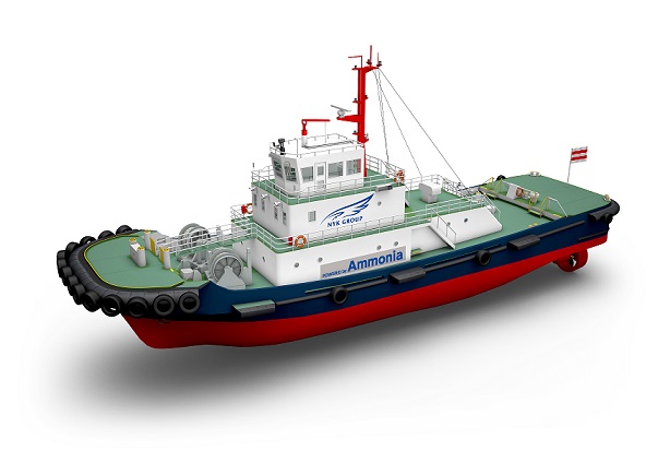 Japanese trio starts R&D for practical application of ammonia-fuelled tug