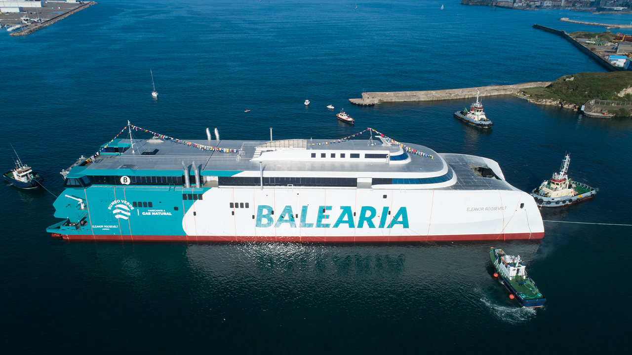 Baleària launches LNG-fueled ferry