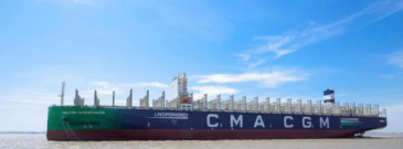 CMA CGM takes delivery of world’s largest LNG-powered vessel