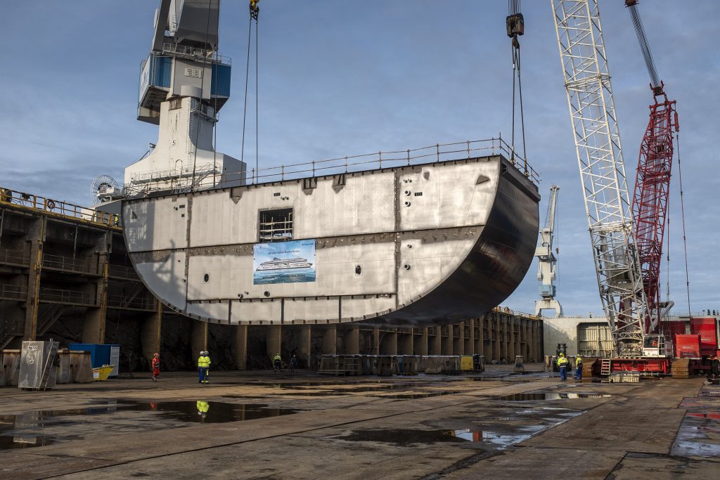 Keel laid for Tallink’s LNG-powered shuttle ferry