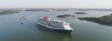 GALLERY: Carnival’s largest ever cruise ship starts sea trials