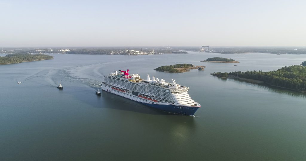 GALLERY: Carnival’s largest ever cruise ship starts sea trials