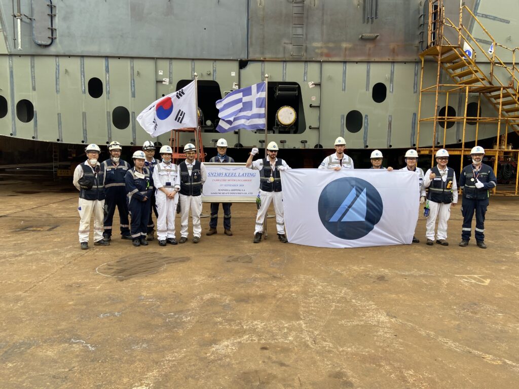 Minerva Gas lays keel for LNG tanker newbuild