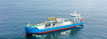 Singapore names its 1st LNG bunkering vessel