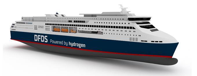 DFDS, partners turn to EU to bankroll the development of hydrogen-powered ferry