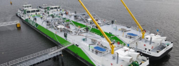 FlexFueler 002 delivered to Fluxys and Titan LNG